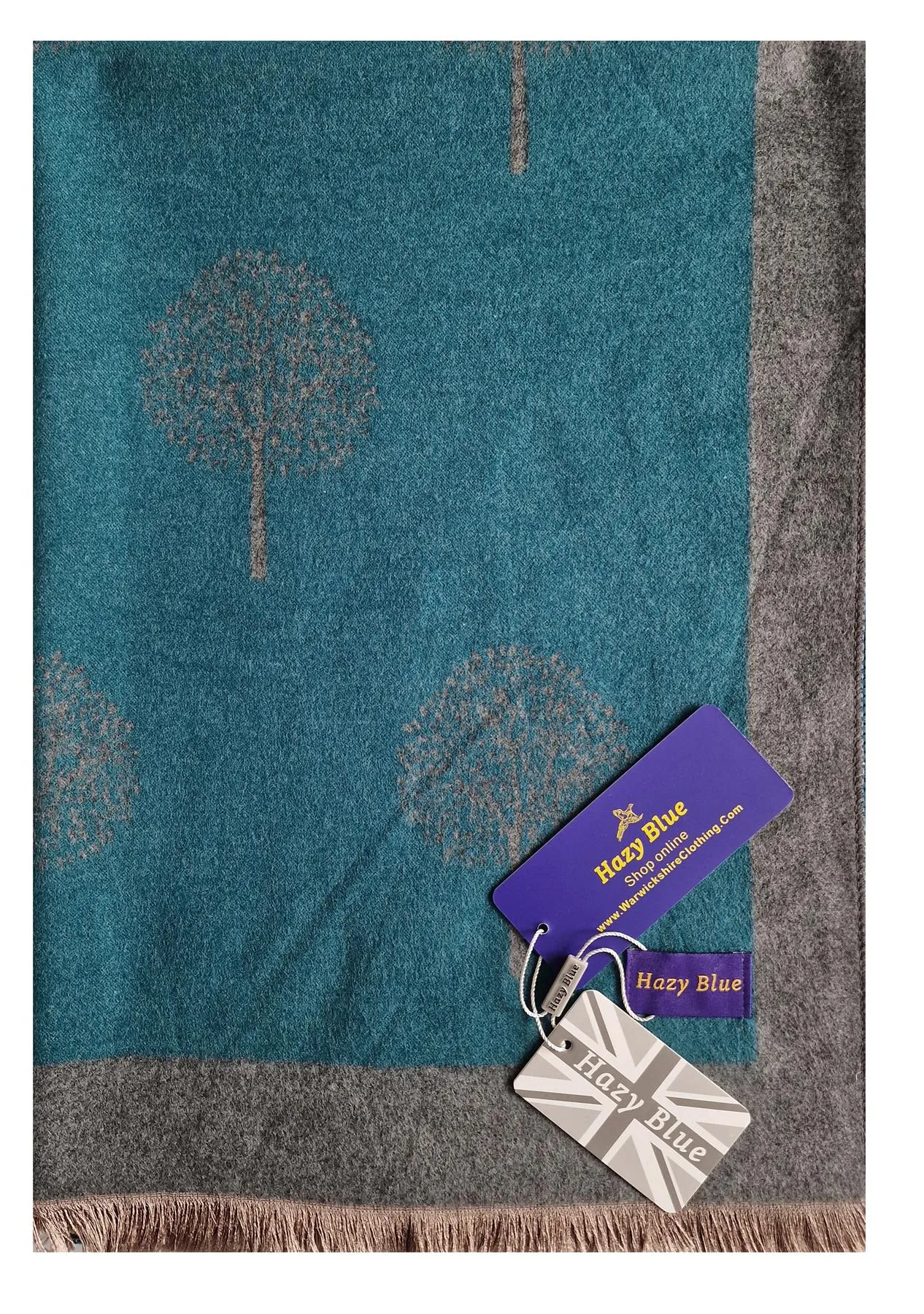 Hazy Blue Tree Of Life Scarfs