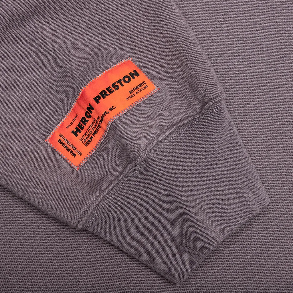 Heron Censored Crewneck - Grey/Yellow