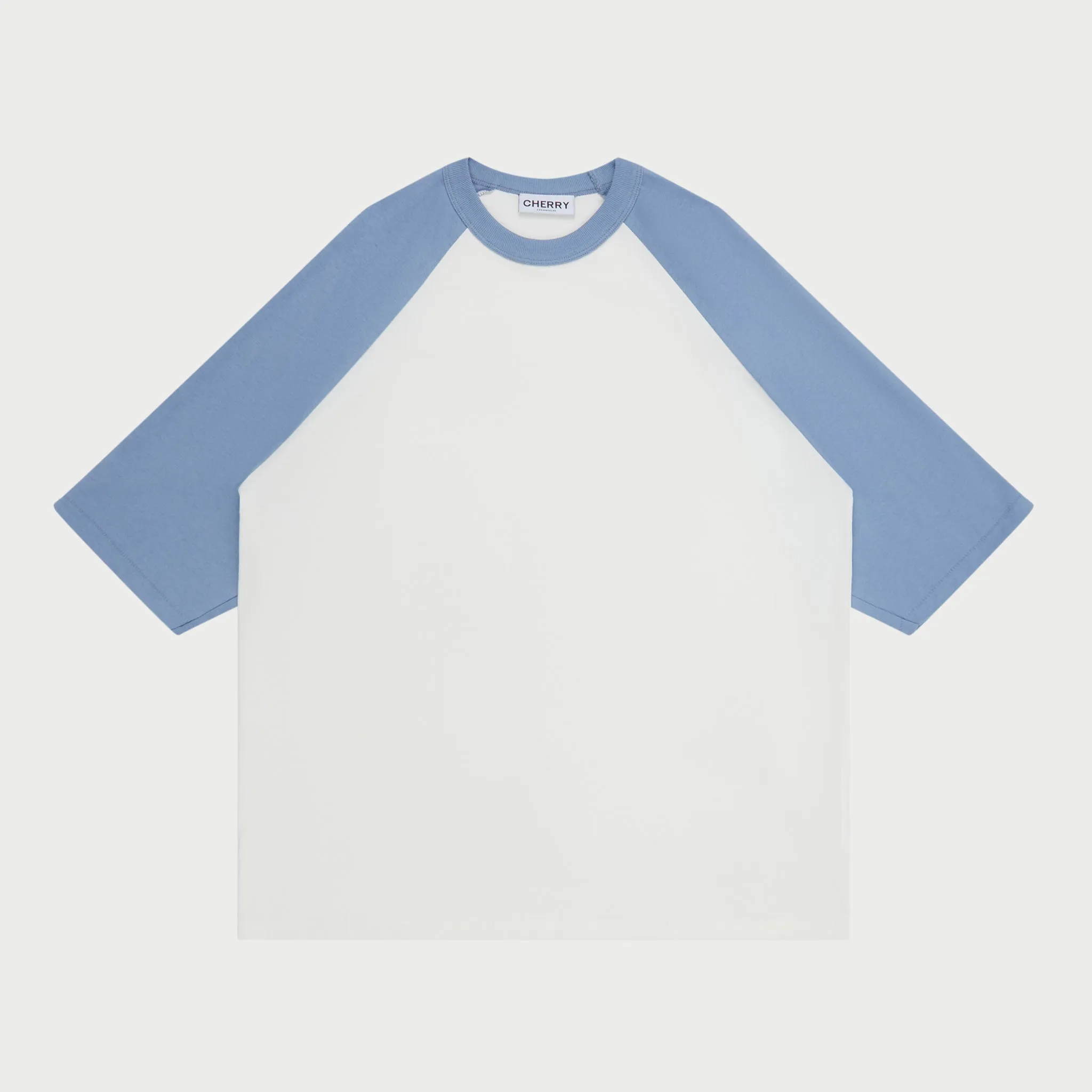 Hollywood Mile Baseball Tee (Dusty Blue)