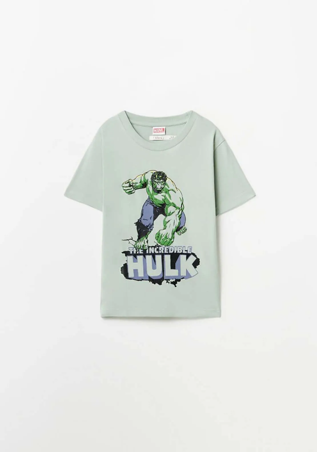 Hulk Print T-Shirt - Green