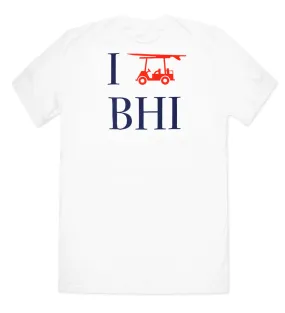 Island Tee - BHI Cart - White