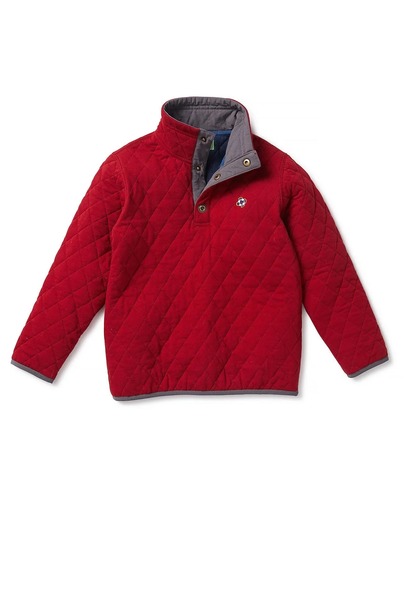 Kids Cross Rip Quilted Sweatshirt Regatta Red