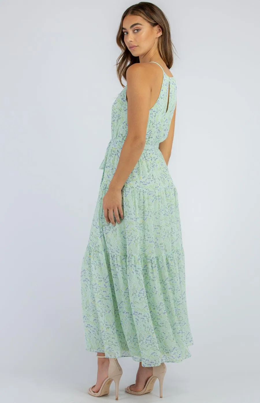 Kitty Dress - Mint Floral