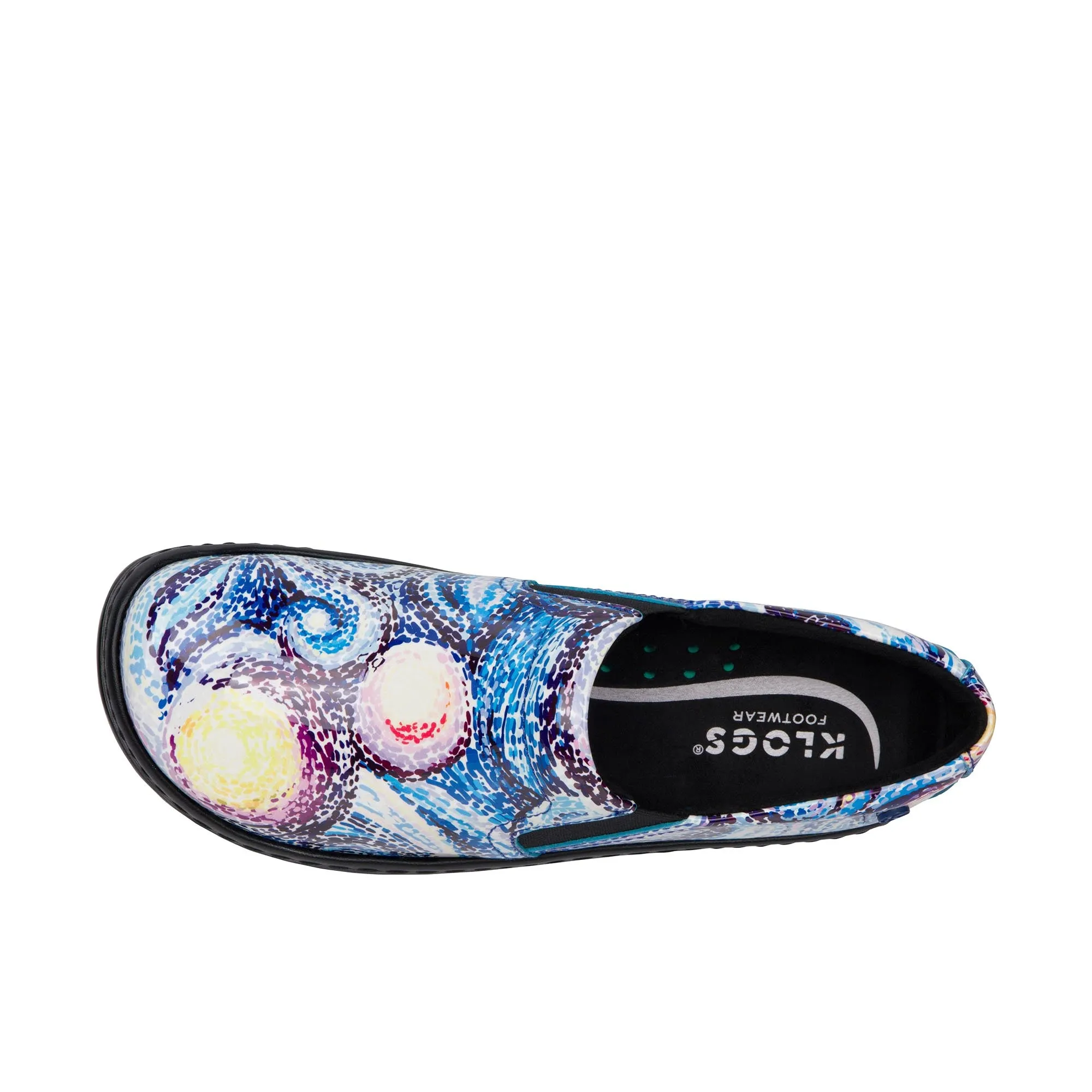 Klogs Womens Naples Starry Night Patent