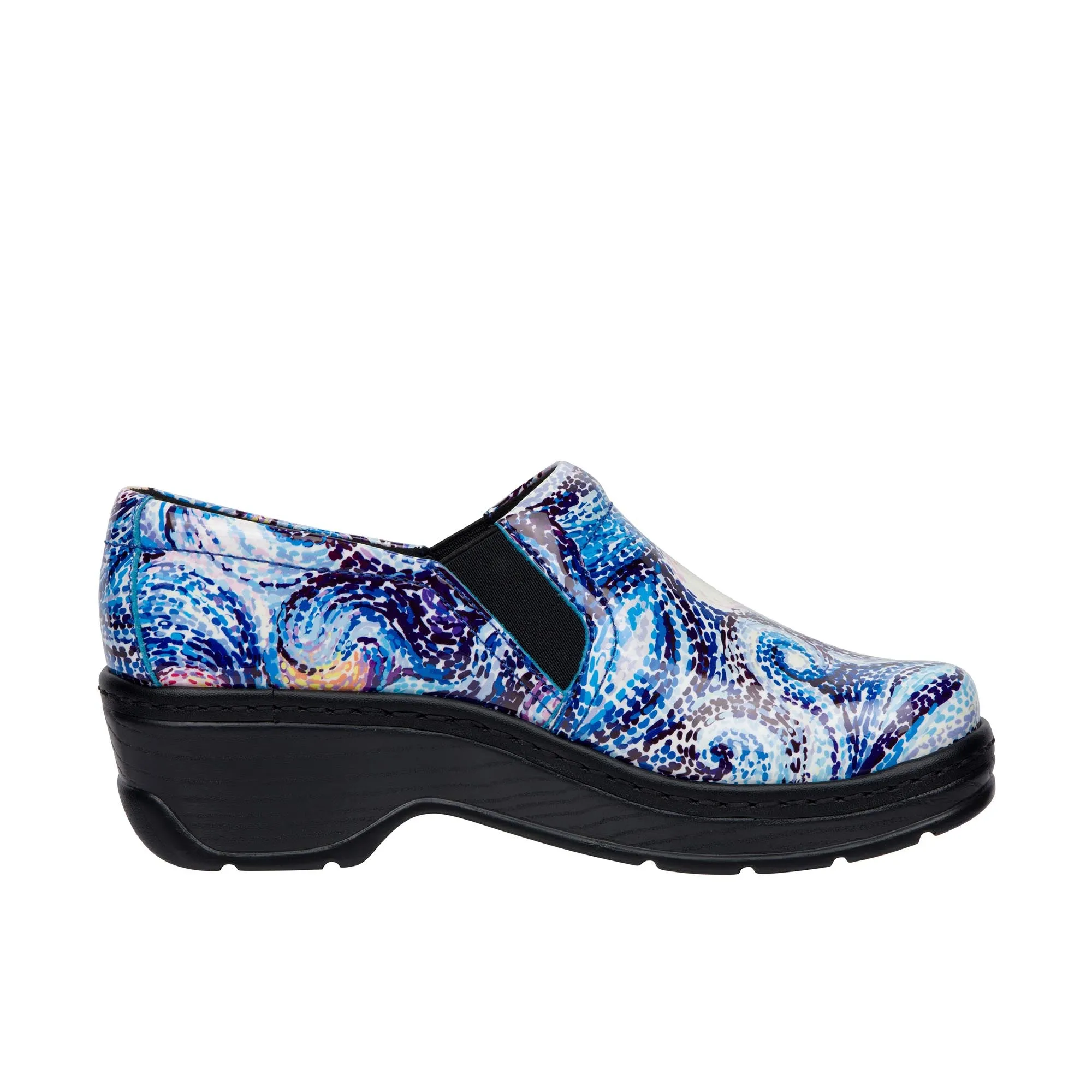 Klogs Womens Naples Starry Night Patent