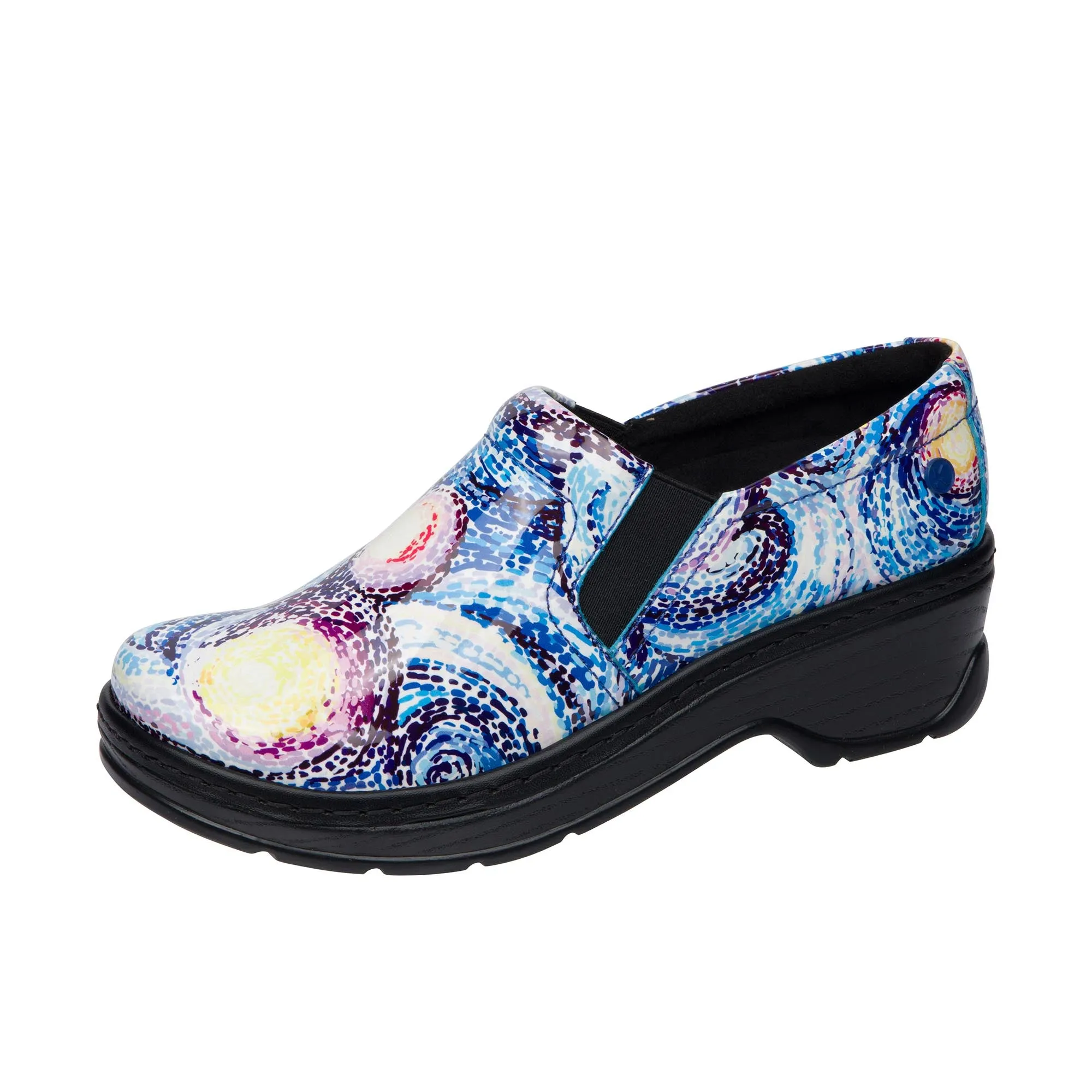 Klogs Womens Naples Starry Night Patent