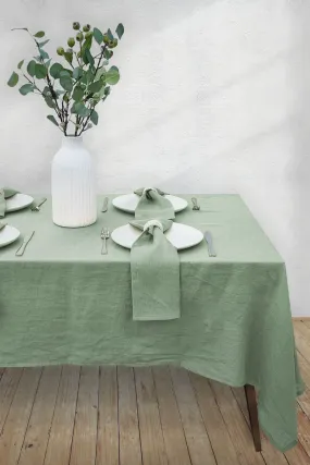 Linen Tablecloth, Mint