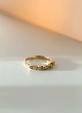 Loki diamond ring 14k gold