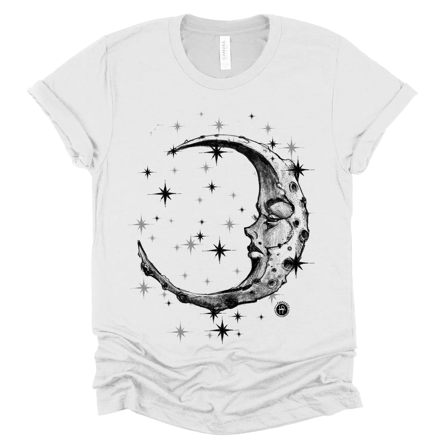 Lonely Moon: A Glimpse of Solitude T-Shirt