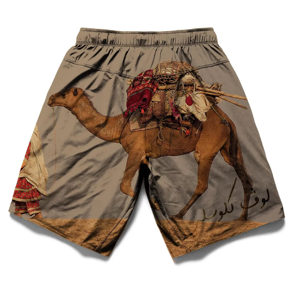 Love Closely History Camel Short