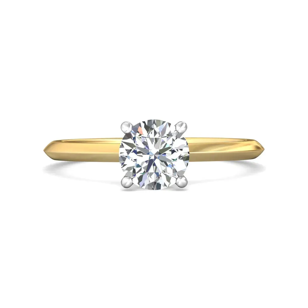 Martin Flyer Round Diamond Solitaire Engagement Ring