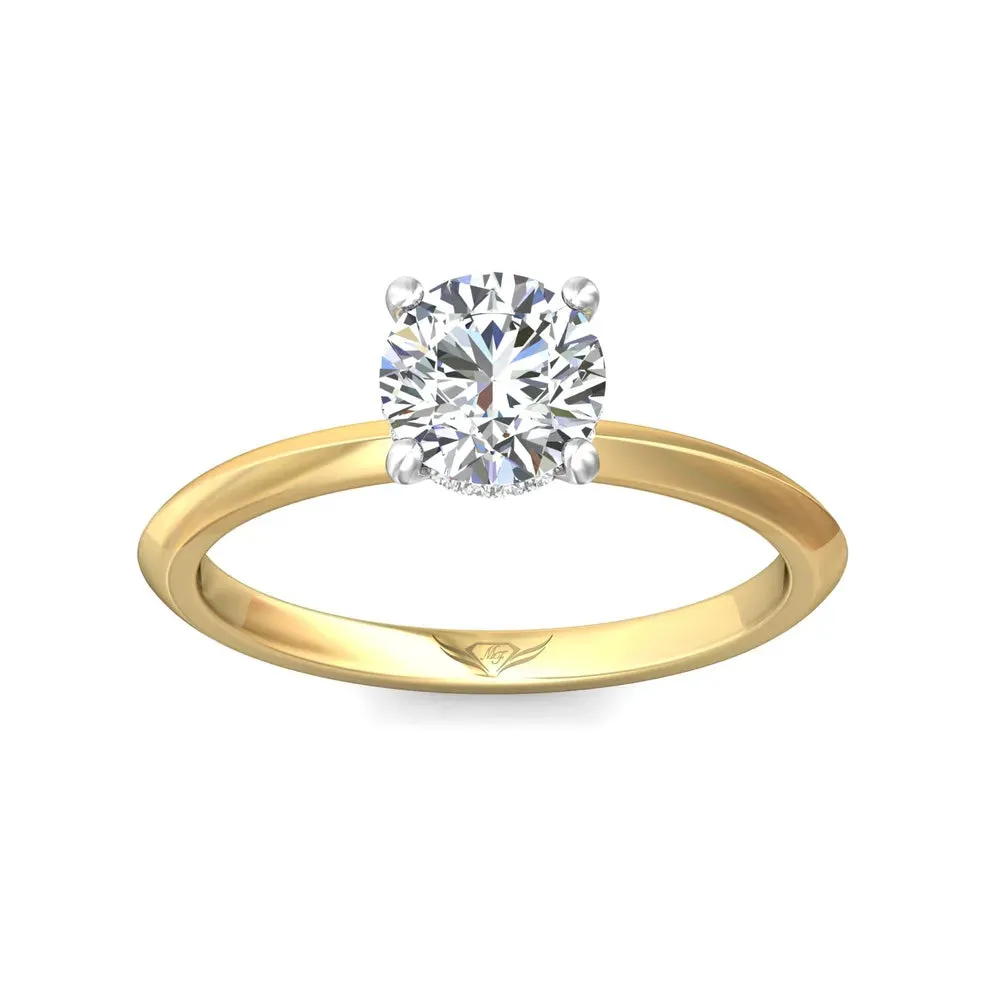 Martin Flyer Round Diamond Solitaire Engagement Ring