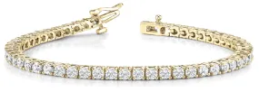 MARTINA 5 Carat Diamond Tennis Bracelet in 14K - 18K Gold or  Platinum 10 pointer H Color SI1 Clarity By Mike Nekta