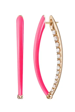 Medium Pink Cristina Earrings