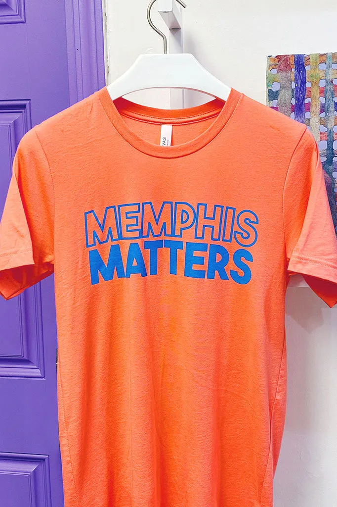 Memphis Matters Unisex Graphic Tee - Coral