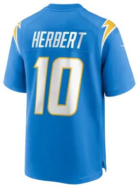 Men's Herbert Justin Nike Chargers Game Day Jersey - Blue