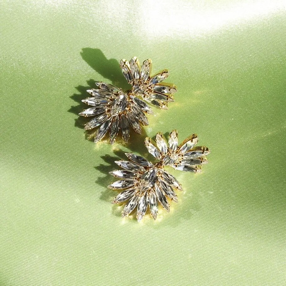 Mini Cina Earrings / Crystal