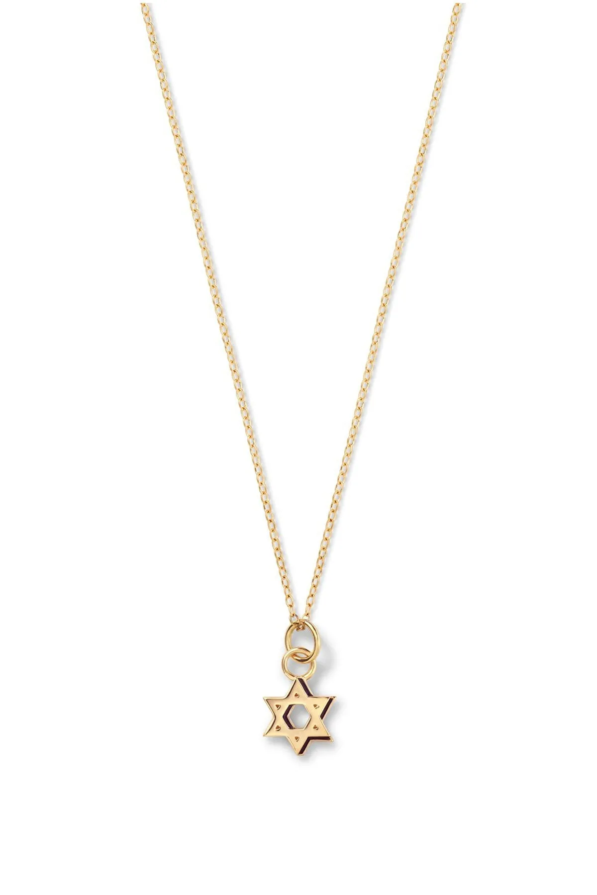 Mini Star of David Shadow Necklace