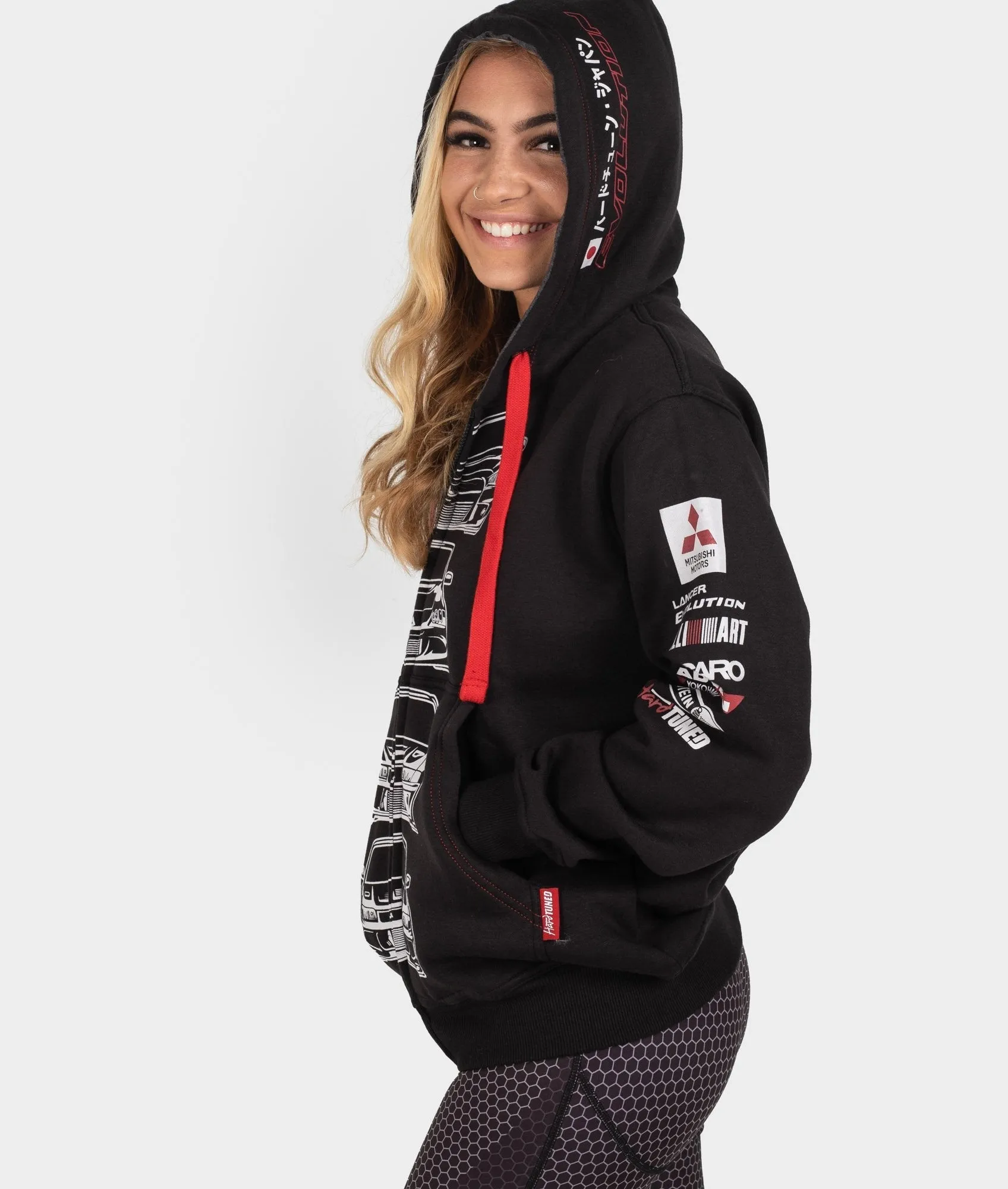 Mitsubishi Evolution Womens Hoodie