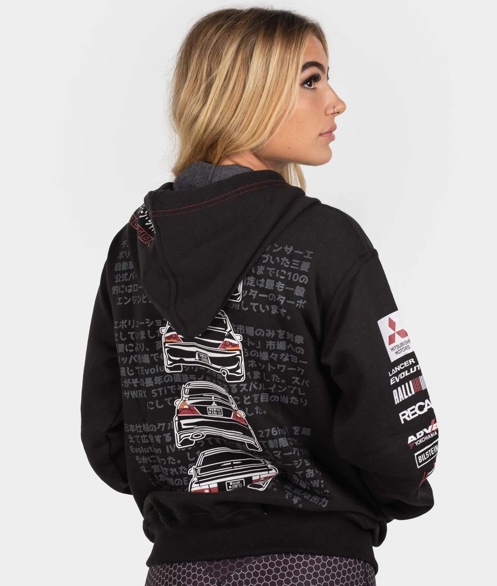 Mitsubishi Evolution Womens Hoodie