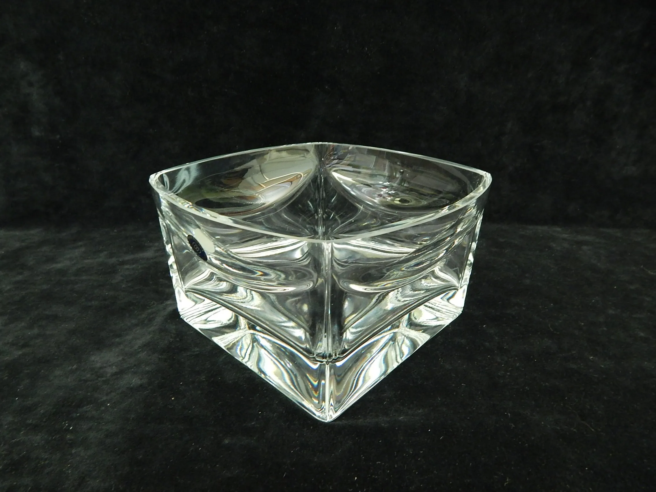 Modern Italian Crystal Bowl