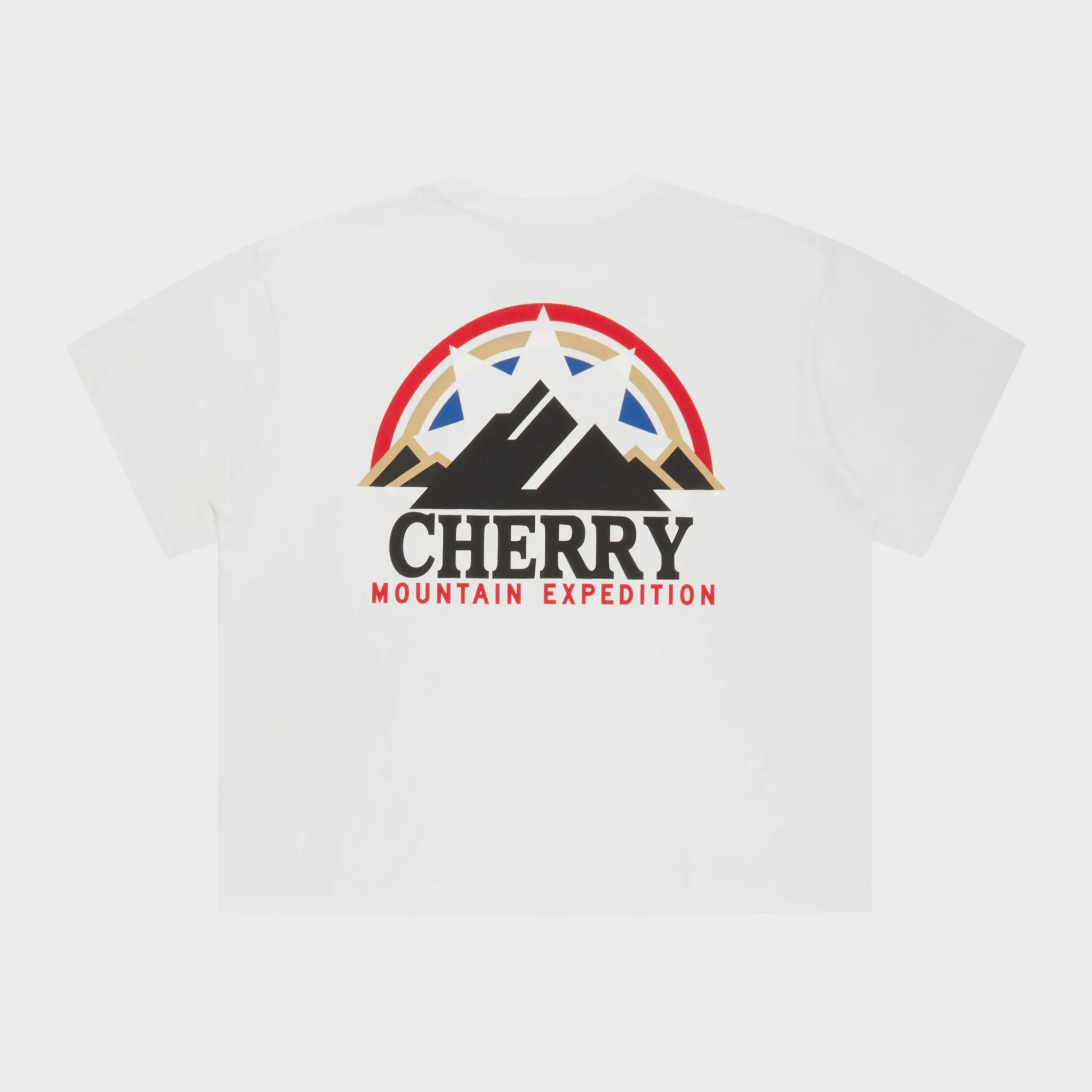 Mountain Expedition Boxy Pocket Tee (White)