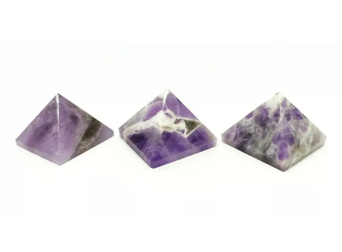 Natural Amethyst Crystal Pyramid