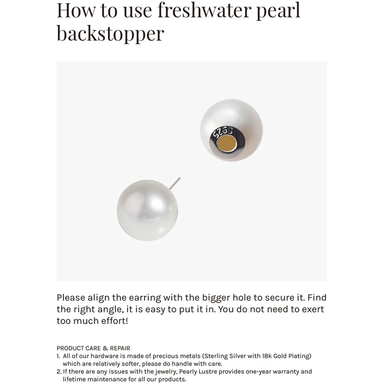 New Yorker Freshwater Pearl Earrings WE00458