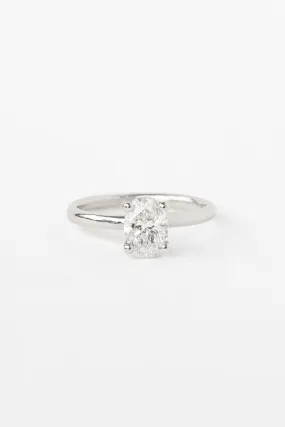 Oval Venus Ring 1.08ct Lab Diamond