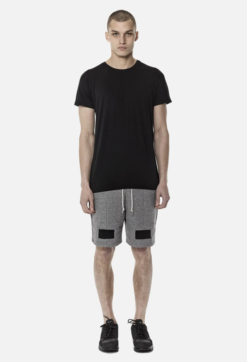 Paneled Shorts / Dark Grey