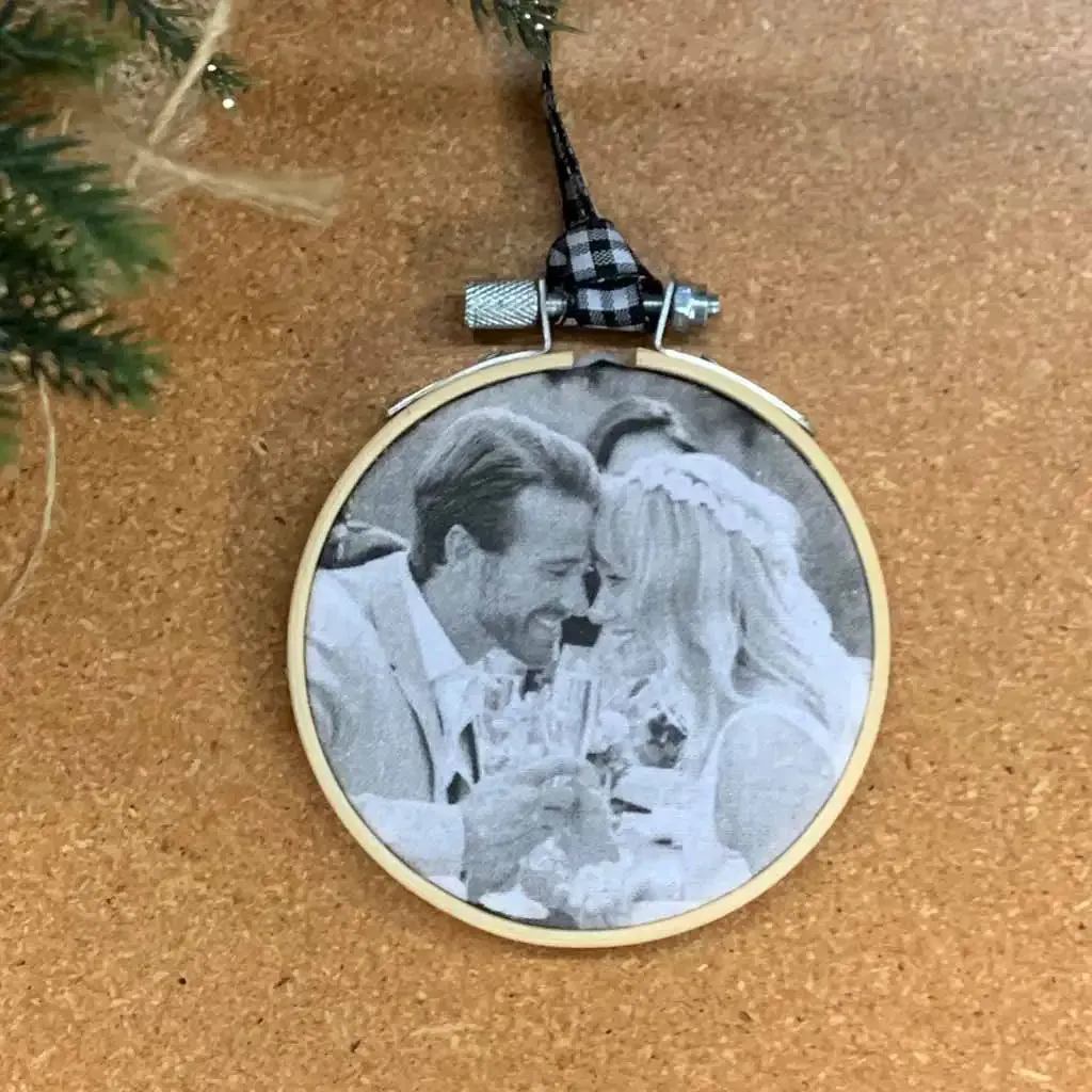 Personalized Photo Ornaments with Your Photos in a Gift Box Set of 3