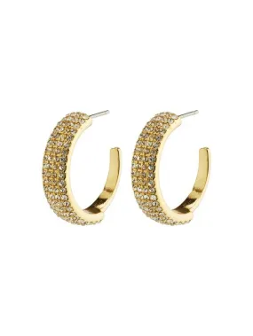 PILGRIM Aspen Crystal Hoop Earrings