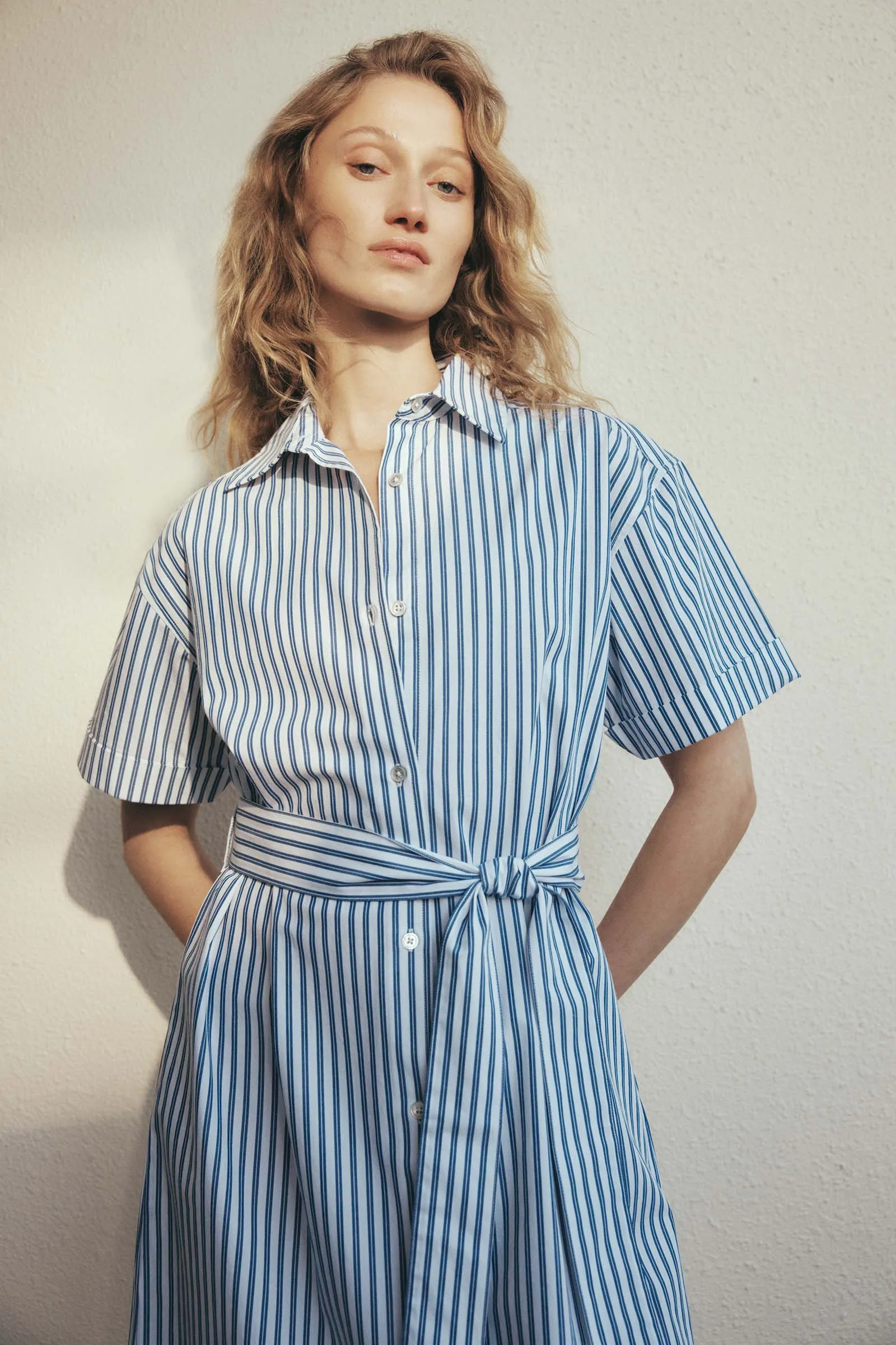 Poplin Shirt Dress