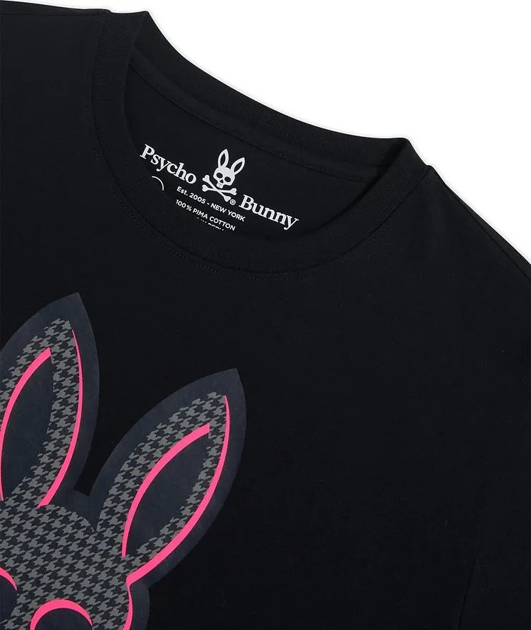 Psycho Bunny Drake Graphic Tee in Black