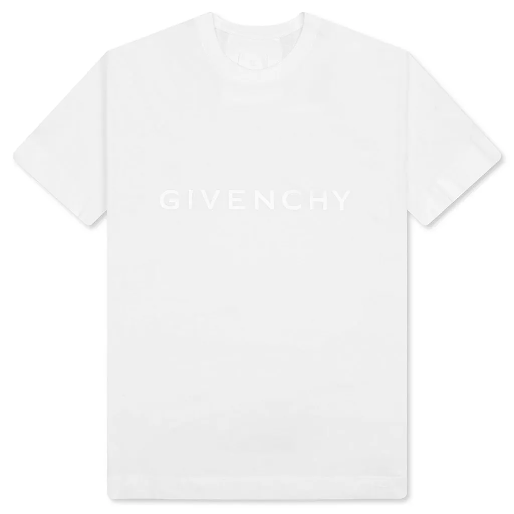 Reflective Slim Fit T-Shirt - White