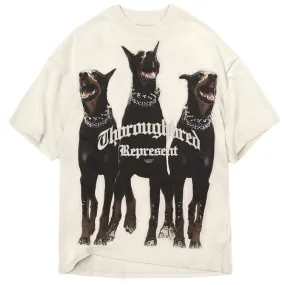 Represent Thoroughbred T Shirt (Vintage White) MLM499-02