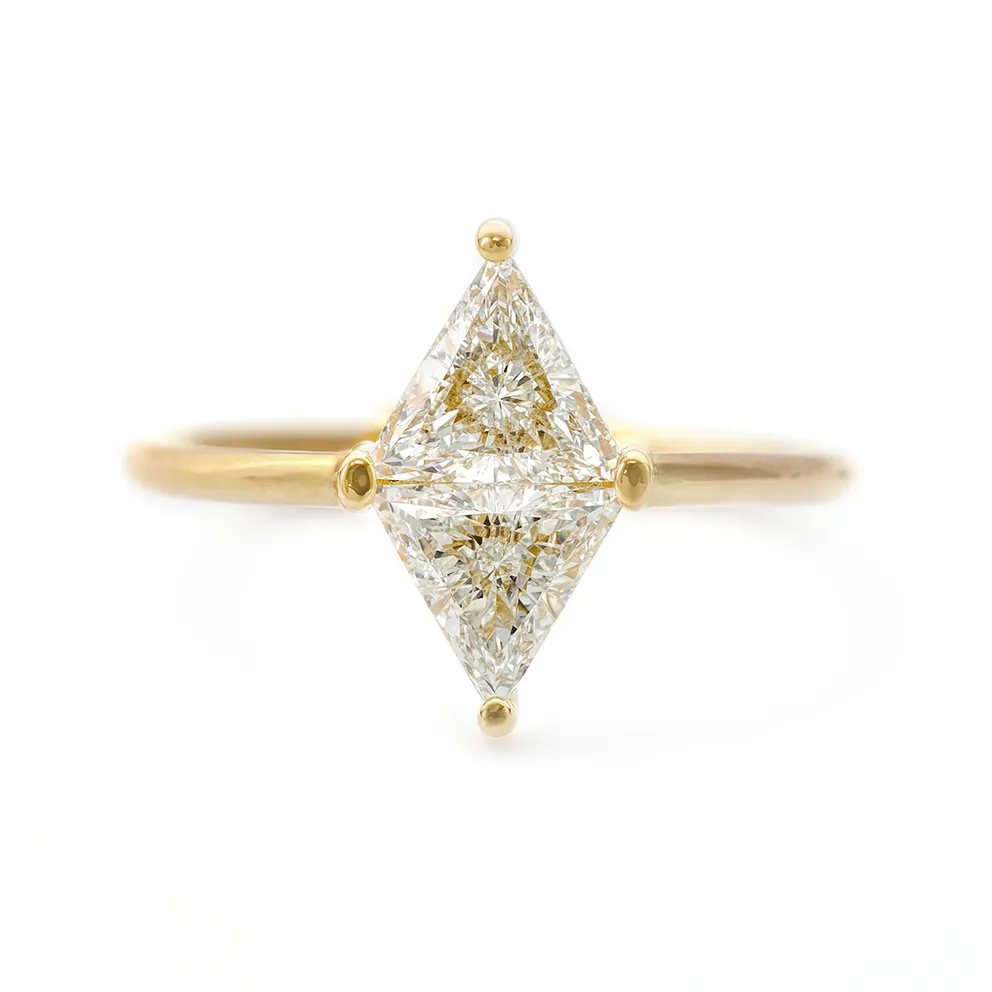 Rhombus Engagement Ring - One Carat Engagement Ring