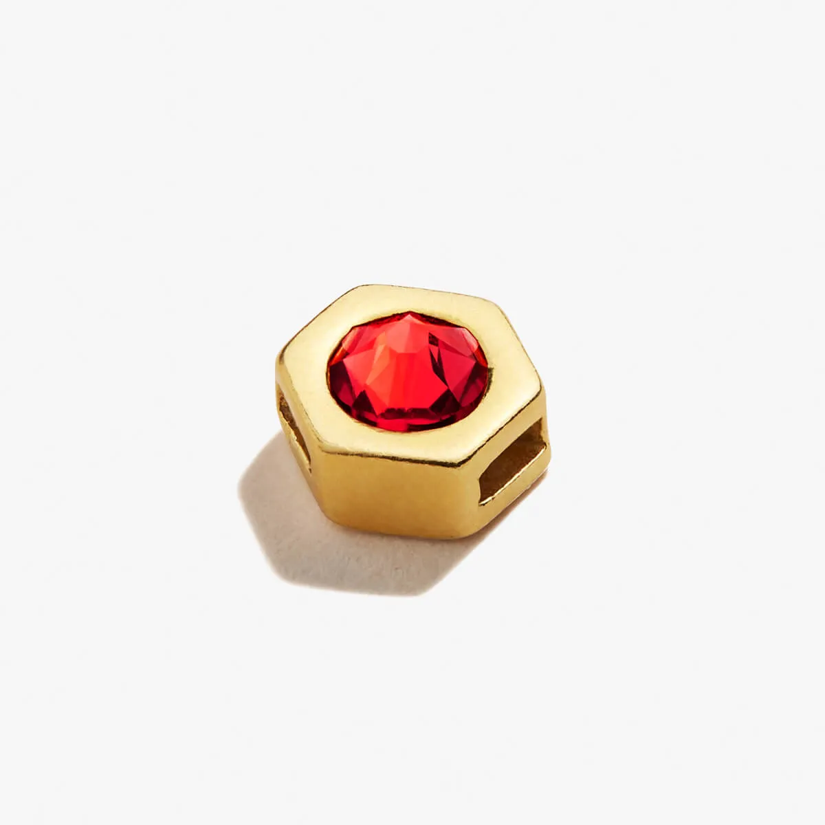 Ruby Birthstone Slider Charm, July