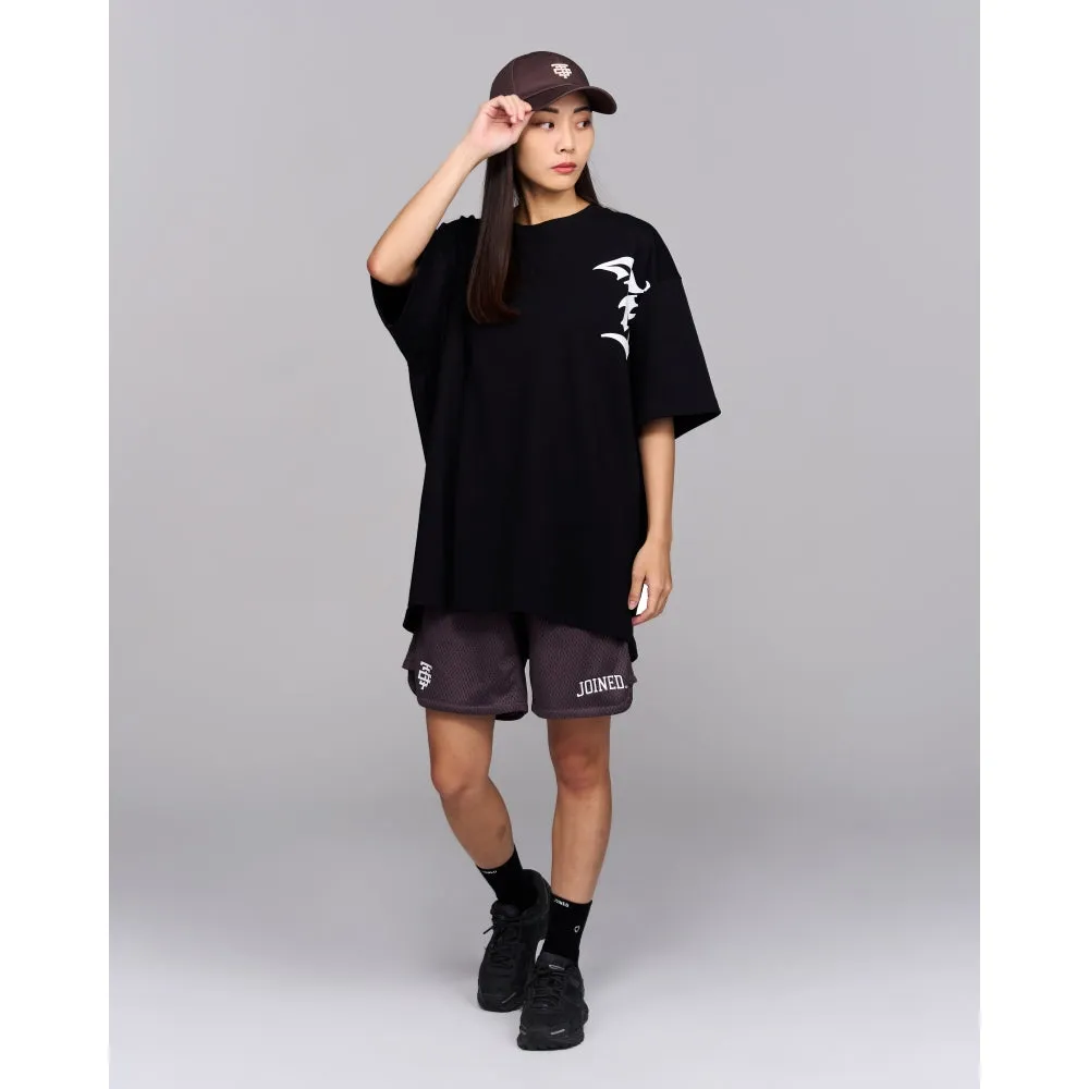 TEAMJOINED TJTC TJ GOTHIC LOGO HEAVY OVERSIZED-BLACK