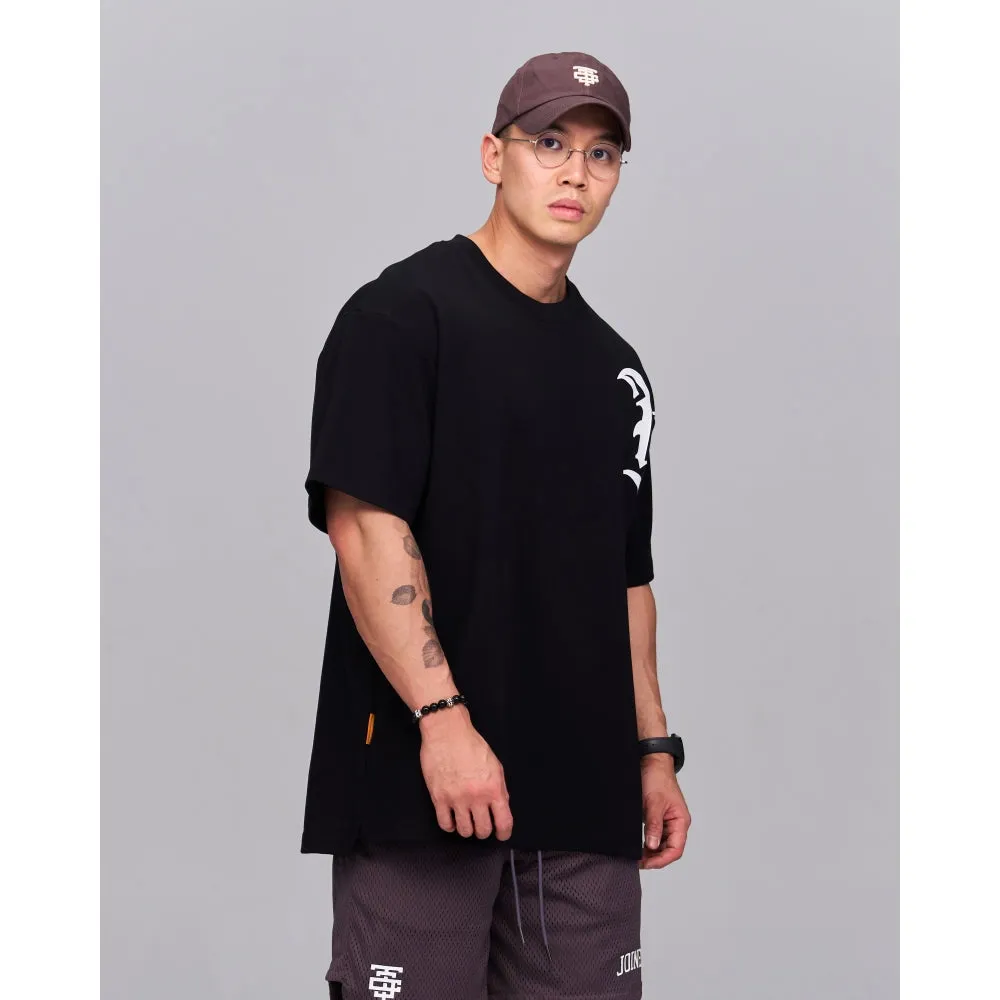 TEAMJOINED TJTC TJ GOTHIC LOGO HEAVY OVERSIZED-BLACK