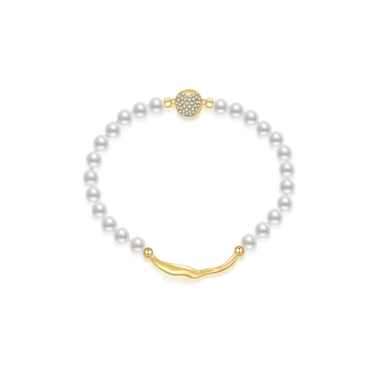 Top Grade Freshwater Pearl Bracelet WB00193 | FLUID