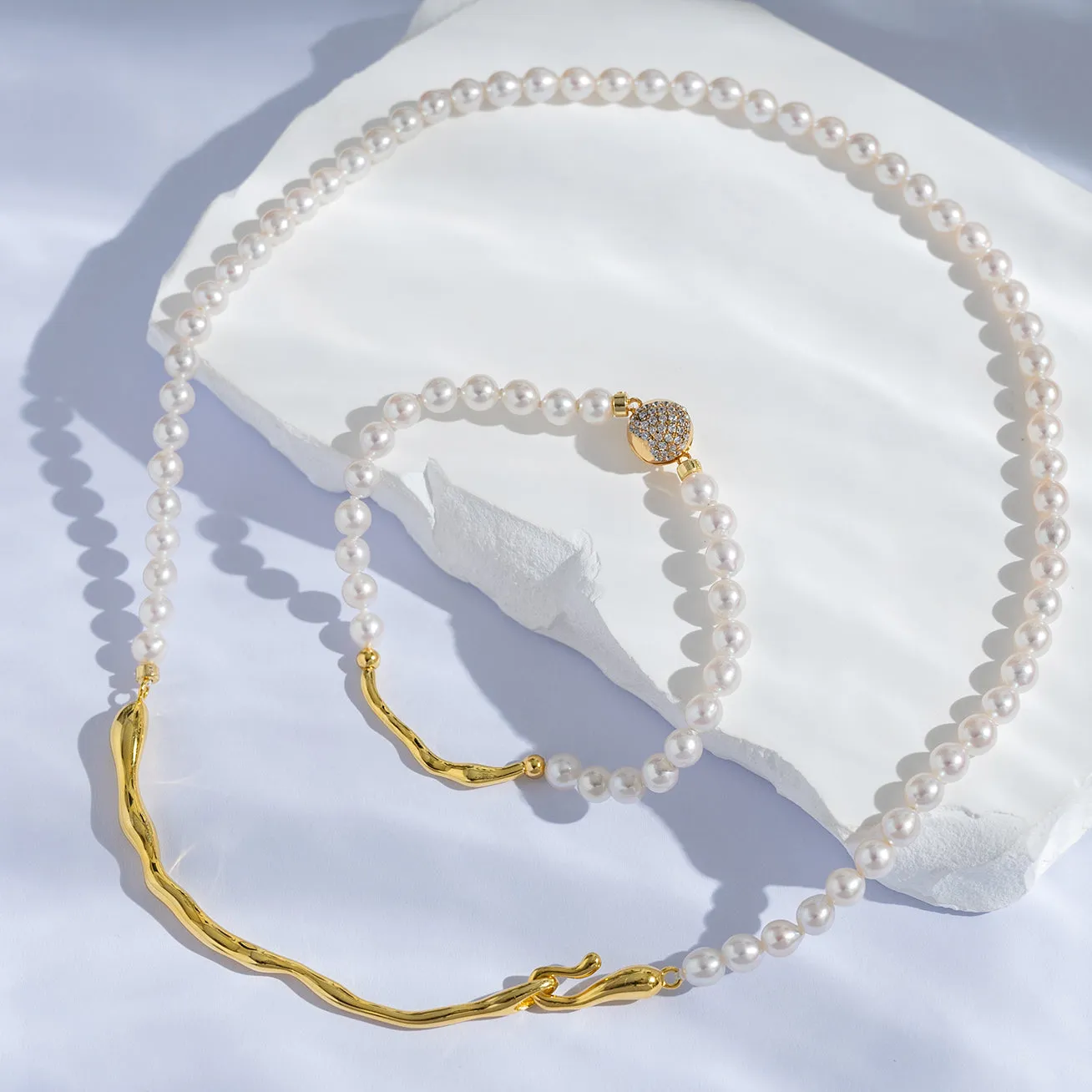 Top Grade Freshwater Pearl Bracelet WB00193 | FLUID