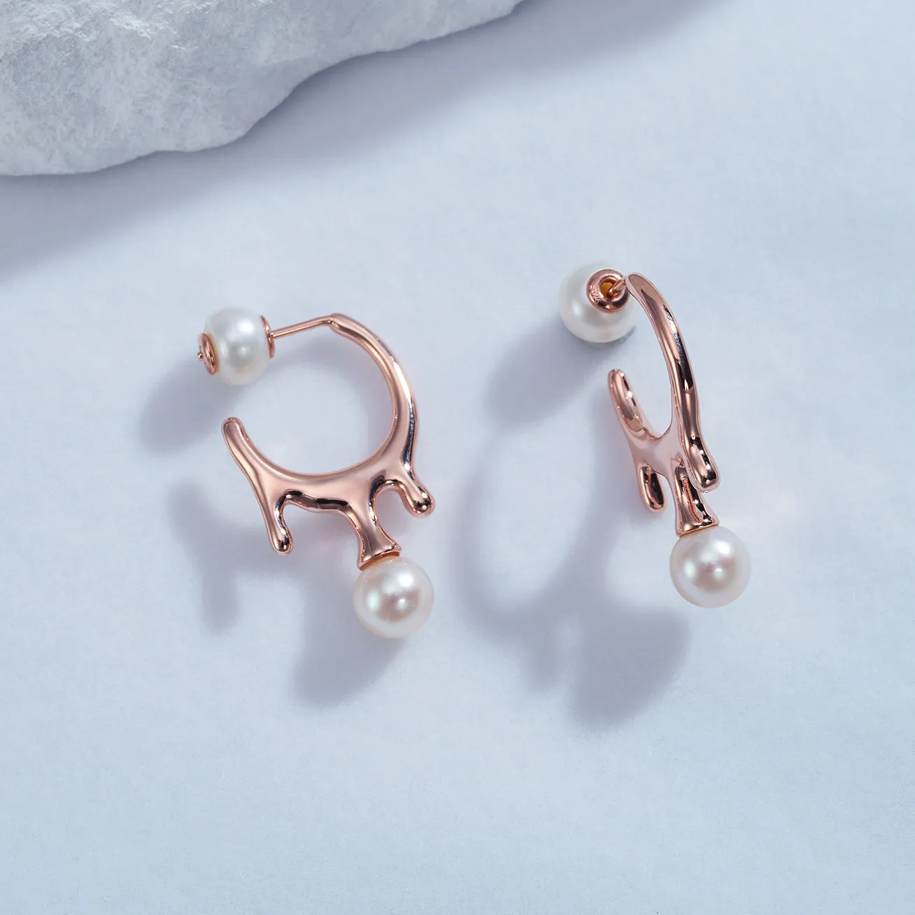 Top Grade Freshwater Pearl Earrings WE00651 | FLUID