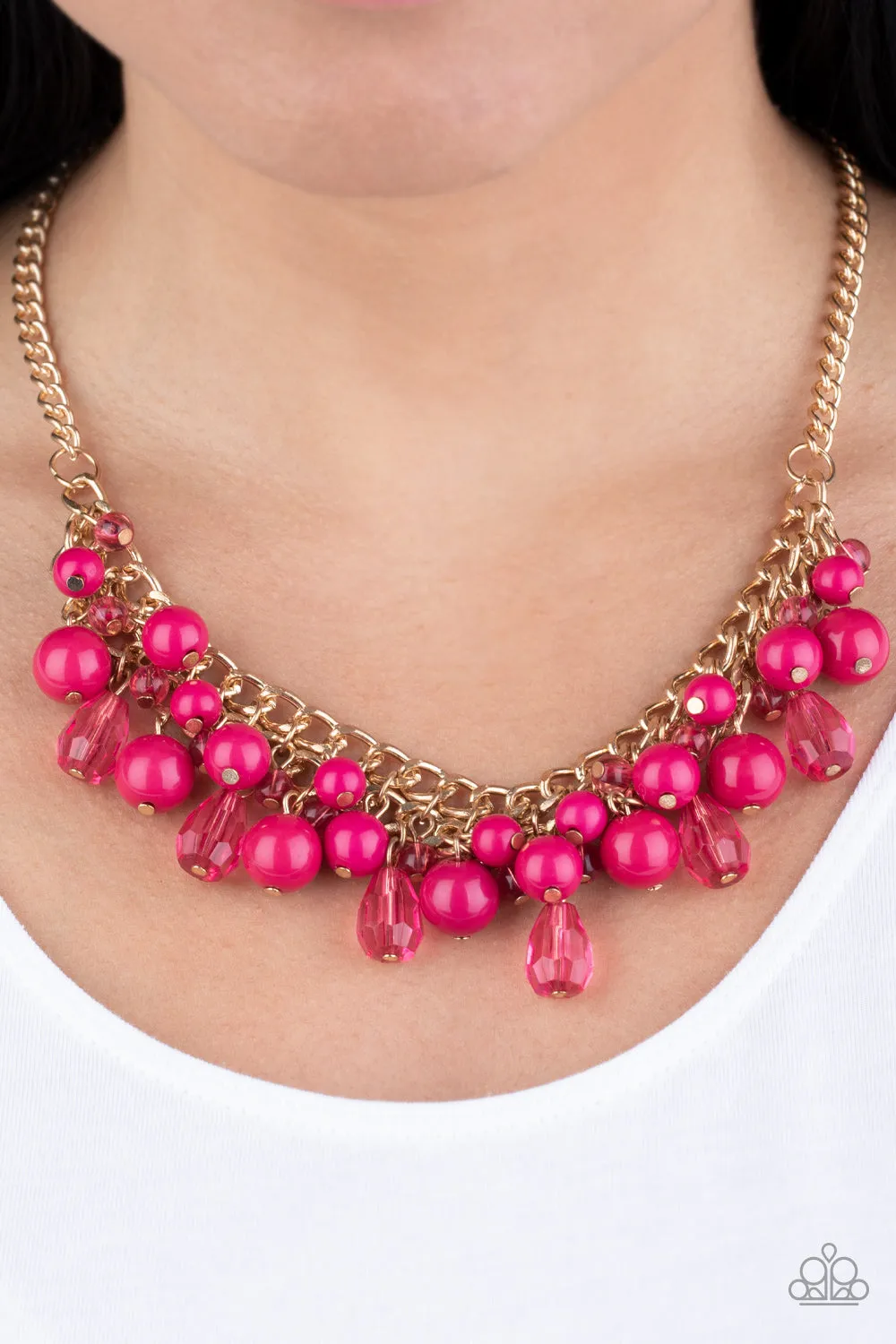 Tour de Trendsetter Pink-Necklace