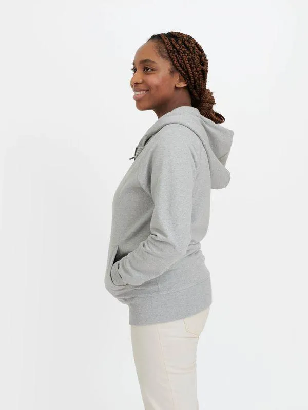 Unisex Zip Hoodie Raglan - Recycled Cotton & Recycled Polyester