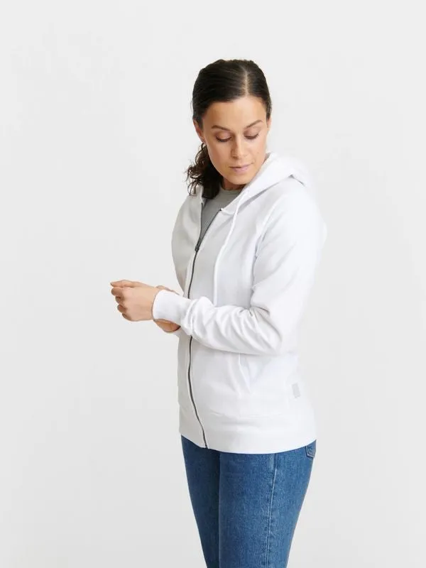 Unisex Zip Hoodie Raglan - Recycled Cotton & Recycled Polyester