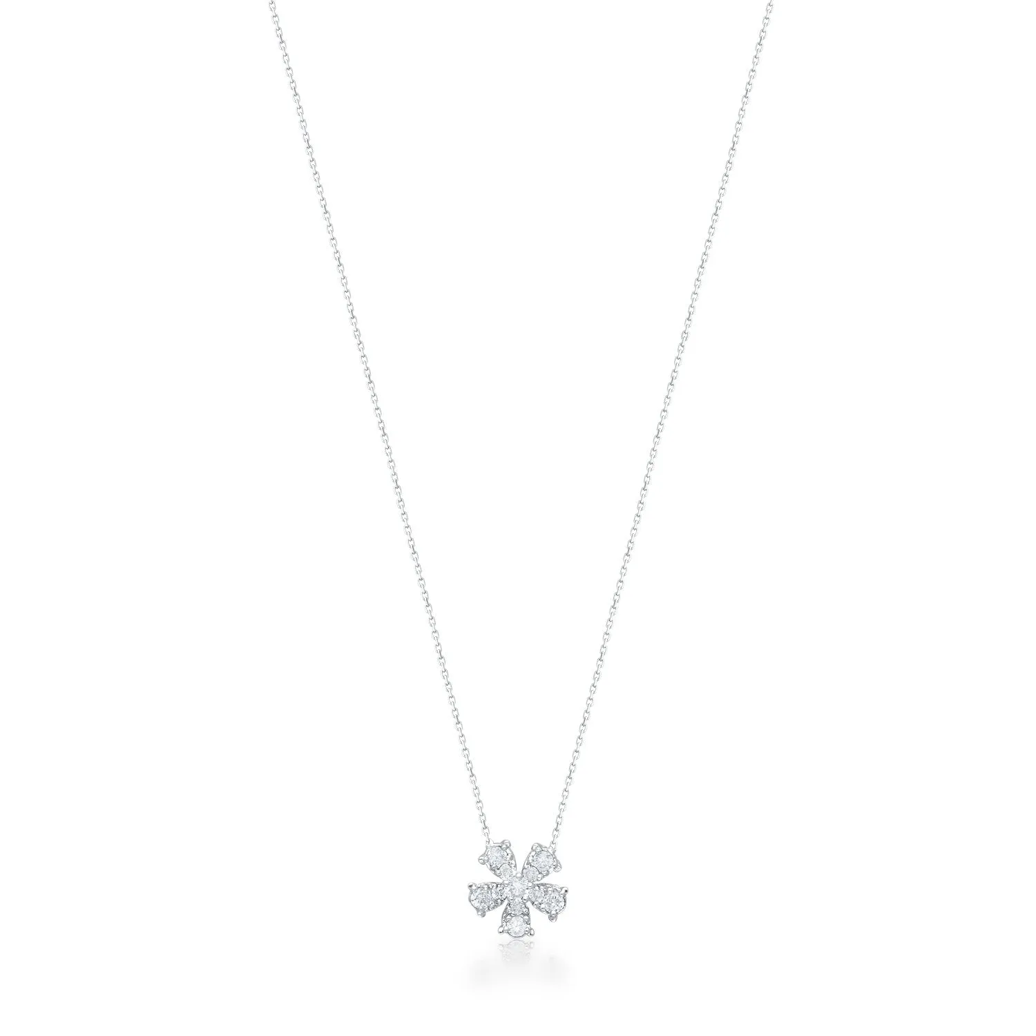 White Gold Diamond Eternal Necklace