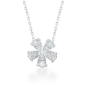 White Gold Diamond Eternal Necklace