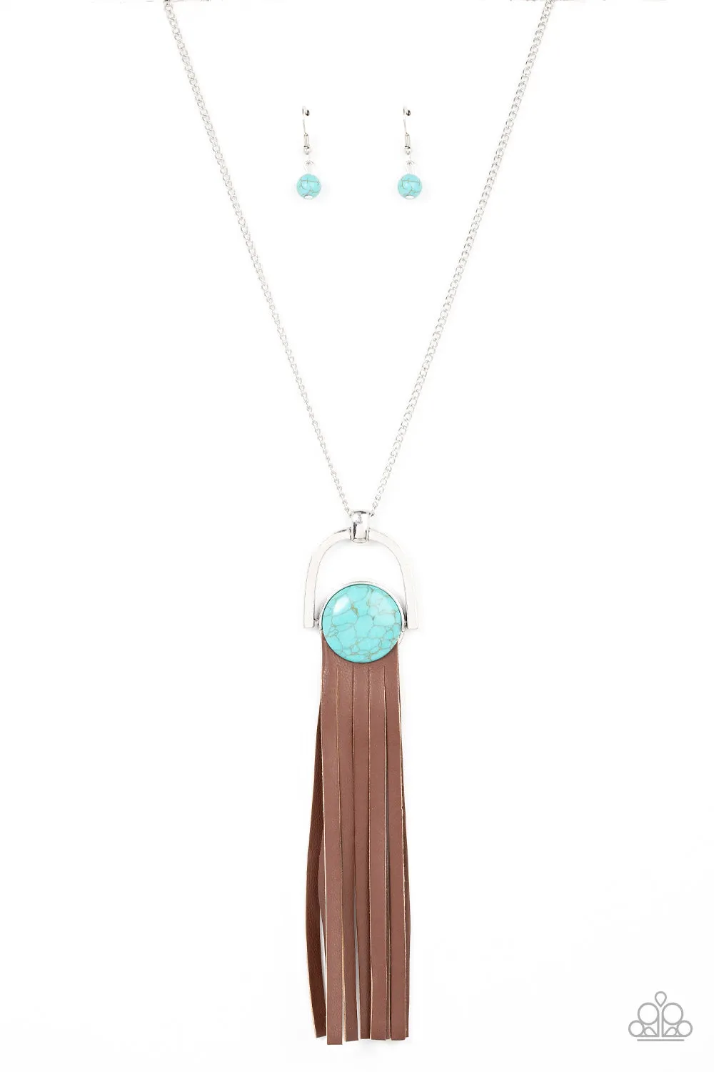 Winslow Wanderer - Blue Paparazzi Necklace