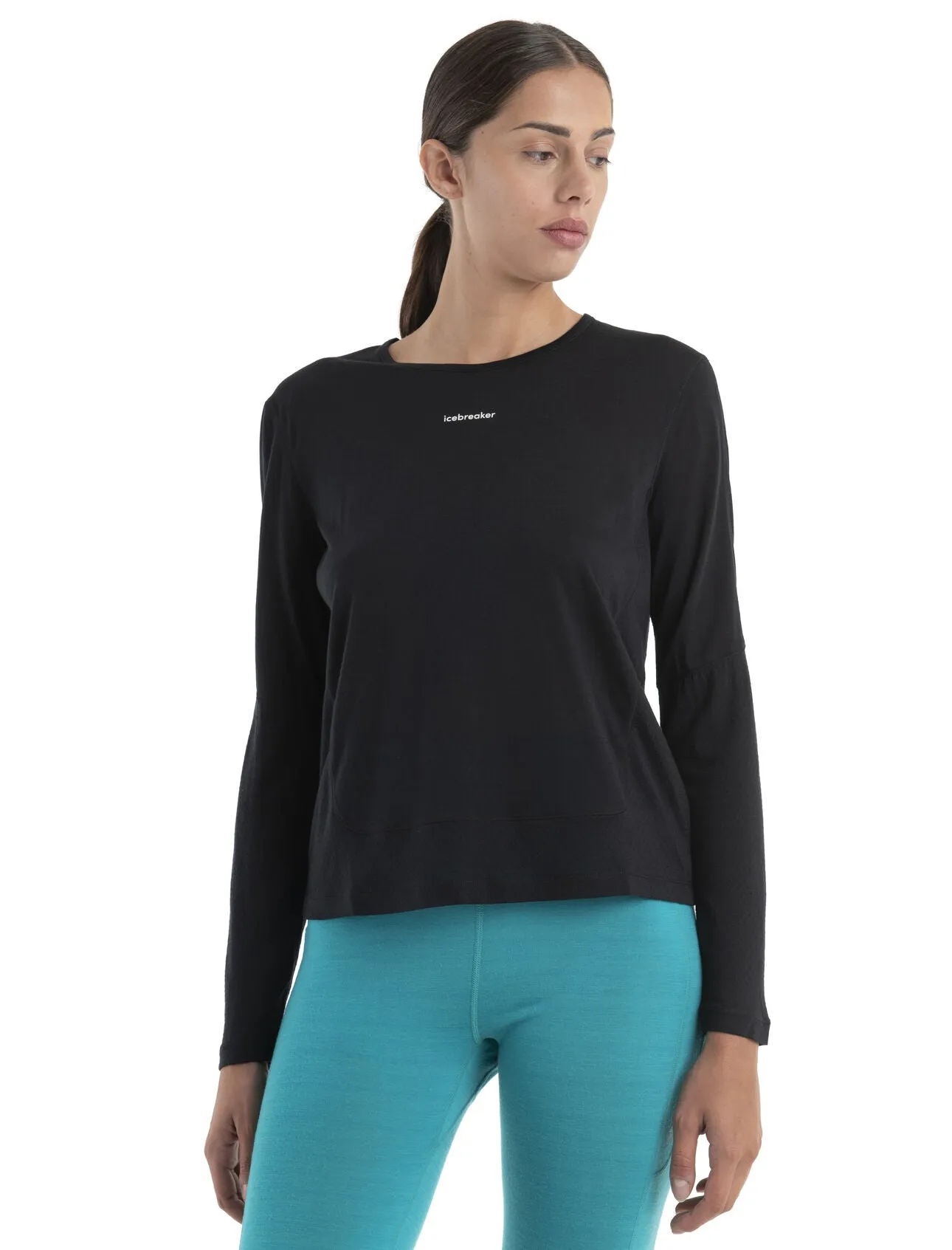 Womens 125 ZoneKnit Merino Energy Wind Long Sleeve Tee